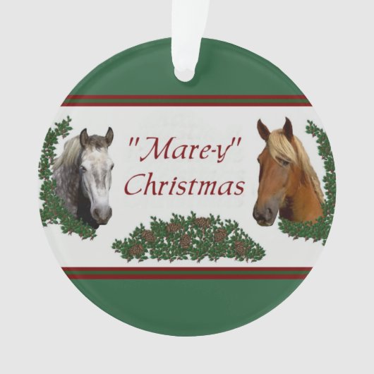 Mare-y Christmas Ornament (Vorderseite)