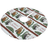 Mare-y Christmas Polyester Weihnachtsbaumdecke (Schrägansicht)