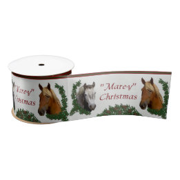 Mare-y Christmas Satinband