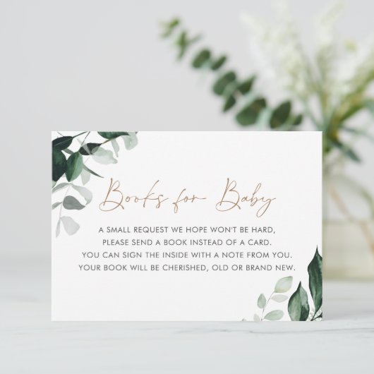 MAREE Green Books for Baby Insert Card (Stehend Vorderseite)