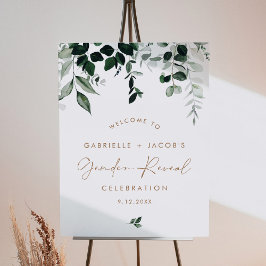 MAREE Greenery Gender Reveal Begrüßungszeichen