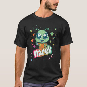 MAREK - Niedlicher Name des Jungen mit niedlicher T-Shirt