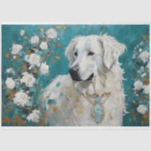 Maremma Livestock Guardian Decoupage Tissue Paper Seidenpapier (Vorderseite)