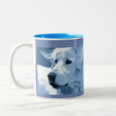 Maremma Schäferhund-Tasse Zweifarbige Tasse (Links)