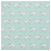 Maremma-Schafhunde-Minze Stoff (Muster)