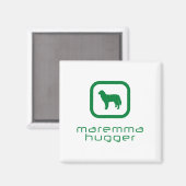 Maremma Sheepdog Magnet (Vorderseite/Rückseite)
