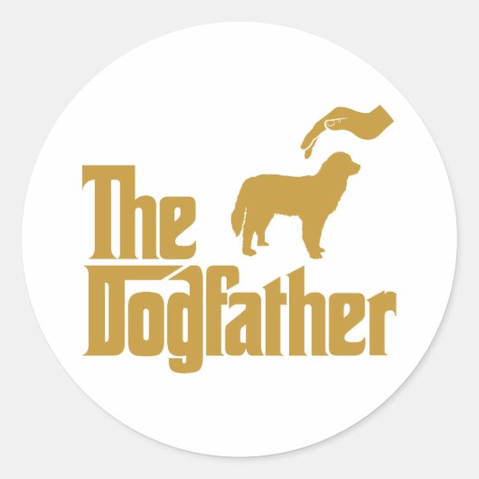 Maremma Sheepdog Runder Aufkleber (Vorderseite)