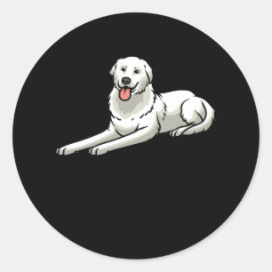 Maremmano Abruzzese Sheepdog Dog Runder Aufkleber