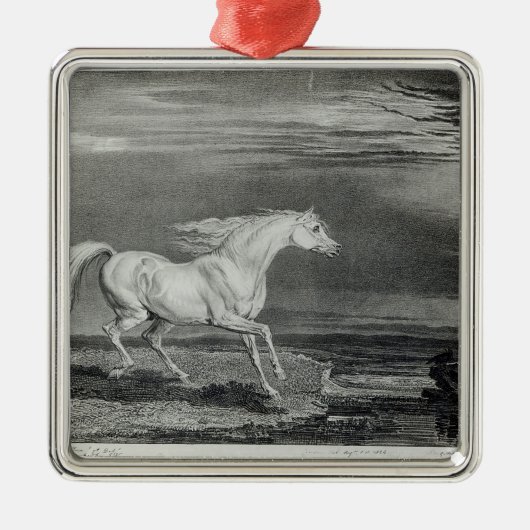 Marengo, graviert vom Künstler Silbernes Ornament (Vorne)