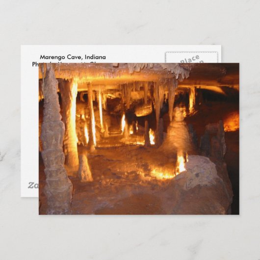 Marengo Höhle, Indiana Postcard Postkarte (Vorne/Hinten)