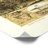 Marengo, IA Panorama Karte - 1868 Poster (Ecke)