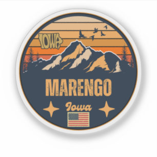 Marengo, Iowa Aufkleber