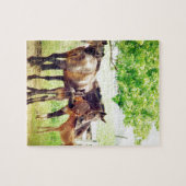 Mares und Foals Puzzle (Horizontal)