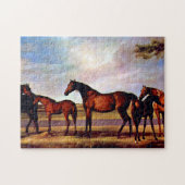 Mares und Fohlen von George Stubbs Puzzle (Horizontal)