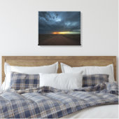 Marfa Storm Poster - Mysterious Texas Desert Art Leinwanddruck (Insitu (Schlafzimmer))