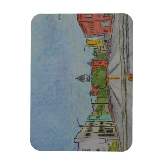 Marfa, Texas Magnet (Vertikal)