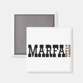 Marfa Texas Magnet (Vorderseite/Rückseite)