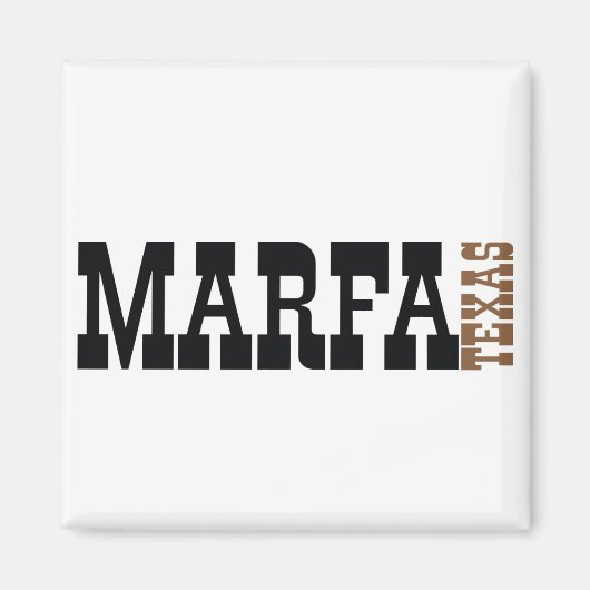 Marfa Texas Magnet (Vorne)