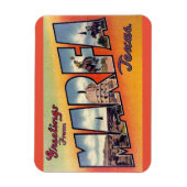 Marfa Texas Magnet - Vintage Travel (Vertikal)