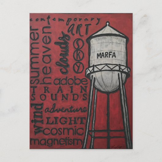 Marfa, Texas Postcard Postkarte (Vorderseite)