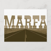 Marfa Texas Postkarte (Vorderseite)