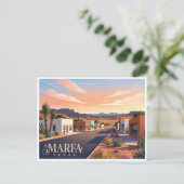 Marfa Texas Postkarte (Stehend Vorderseite)