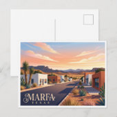 Marfa Texas Postkarte (Vorne/Hinten)