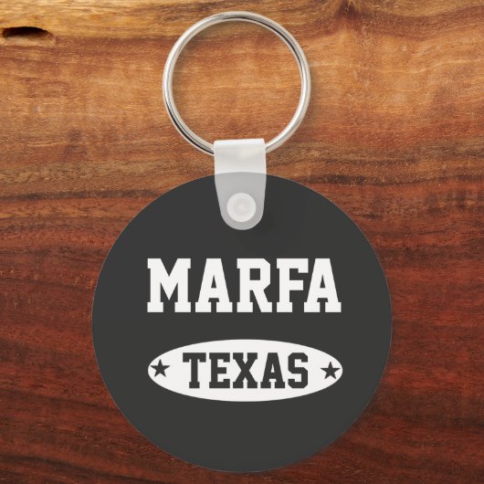 Marfa Texas Schlüsselanhänger (Vorderseite)