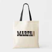 Marfa Texas Tragetasche (Vorne)