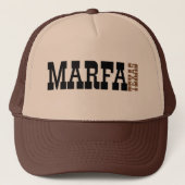 Marfa Texas Truckerkappe (Vorderseite)