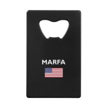 Marfa Texas USA American Flag Dark Color