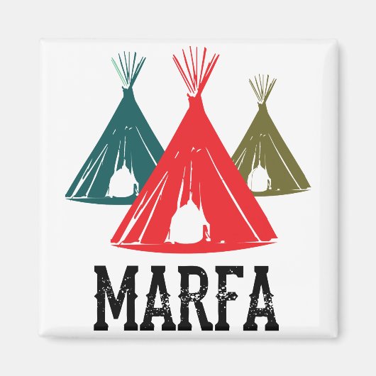 Marfa TX Ghost Lights Festival Magnet (Vorne)