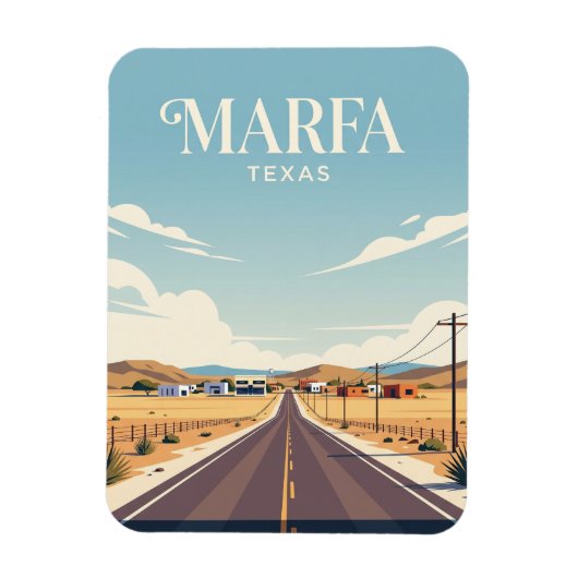 Marfa USA Magnet (Vertikal)