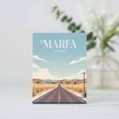 Marfa USA Postkarte (Stehend Vorderseite)