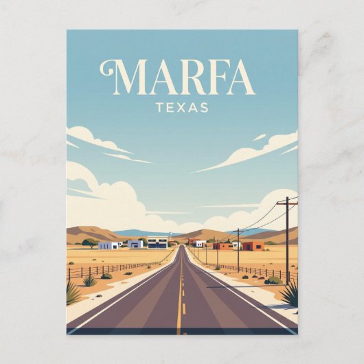 Marfa USA Postkarte (Vorderseite)
