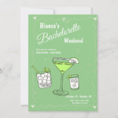 Marg & Matrimony Bachelorette Einladung (Vorderseite)