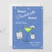 Marg & Matrimony Bachelorette Einladung (Vorderseite)