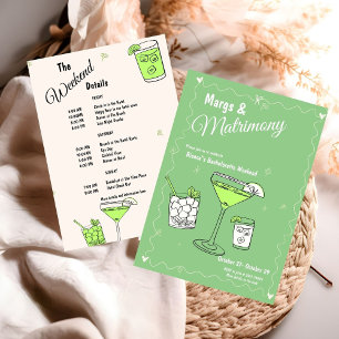 Marg & Matrimony Bachelorette Einladung