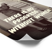 Margaret Hamilton NASA Coding Hero Poster (Ecke)