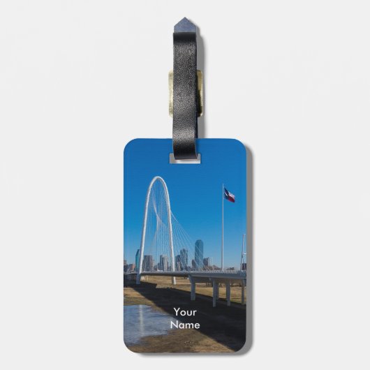 Margaret Hunt Hill Textured Gepäckanhänger (Rückseite vertikal)