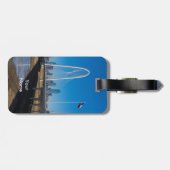 Margaret Hunt Hill Textured Gepäckanhänger (Rückseite horizontal)