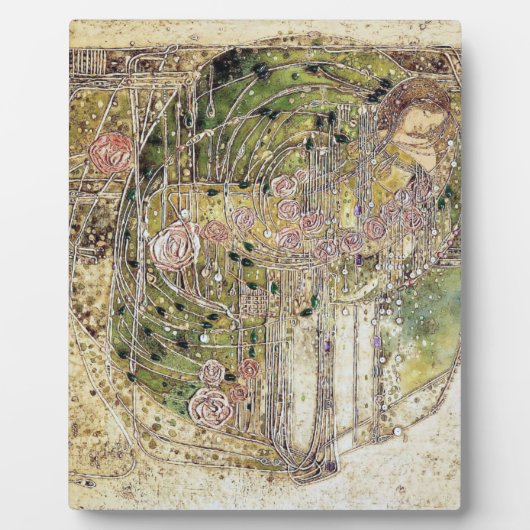 Margaret Macdonald - Die schlafende Prinzessin Fotoplatte (Vorderseite)