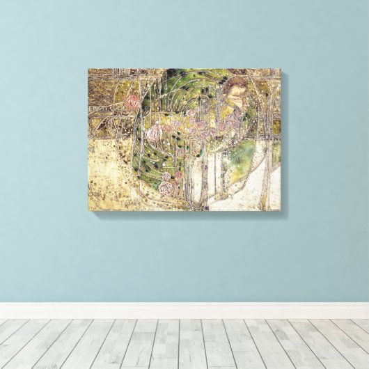 Margaret Macdonald - Die schlafende Prinzessin Leinwanddruck (Insitu (Holzboden))