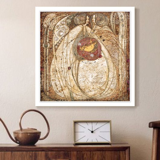 Margaret MacDonald Mackintosh Herz der Rose Poster