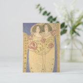 Margaret MacDonald Mackintosh Lovers Postkarte (Stehend Vorderseite)