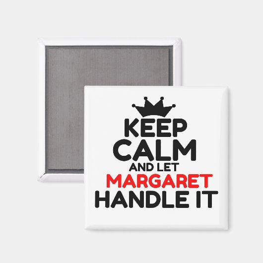 MARGARET MAGNET (Vorderseite/Rückseite)