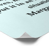 Margaret-Mead-Zitat Poster (Ecke)