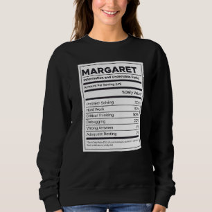 Margaret Nutrition Information Problem lösen Sweatshirt