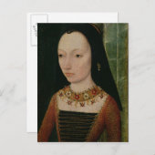 Margaret of York Duchess of Burgundy, c.1477 Postkarte (Vorne/Hinten)