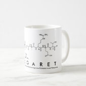 Margaret-Peptidnamen-Tasse Kaffeetasse (VorderseiteRechts)